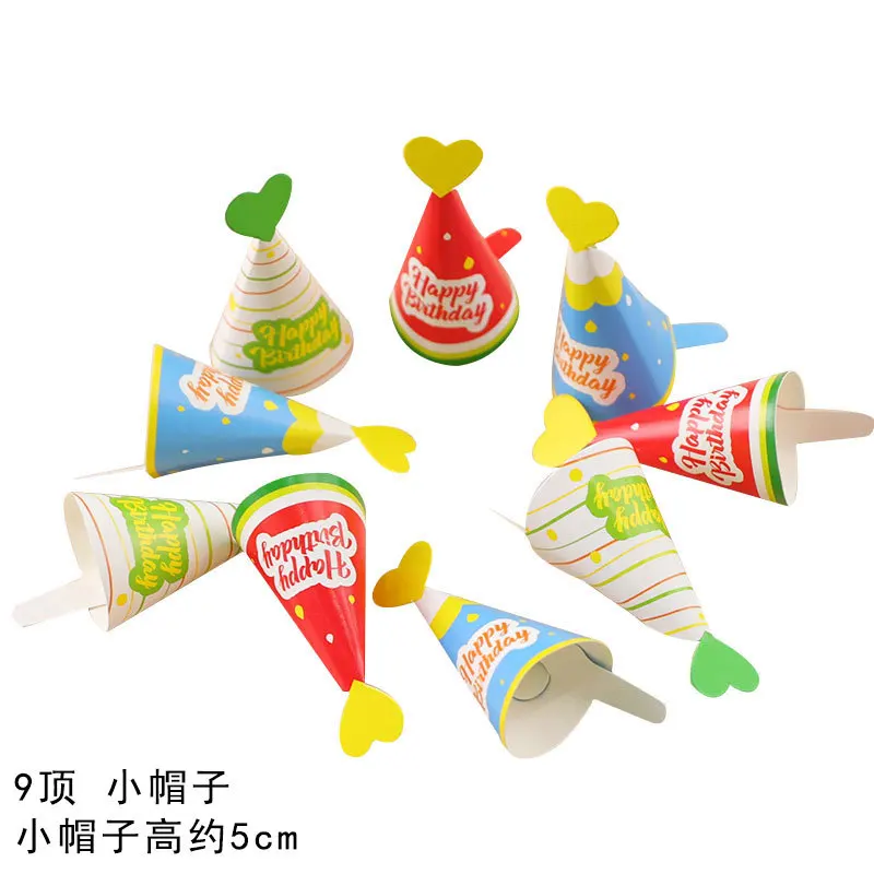 9 шт. миниатюрная шляпа на день рождения топперы для торта украшение своими