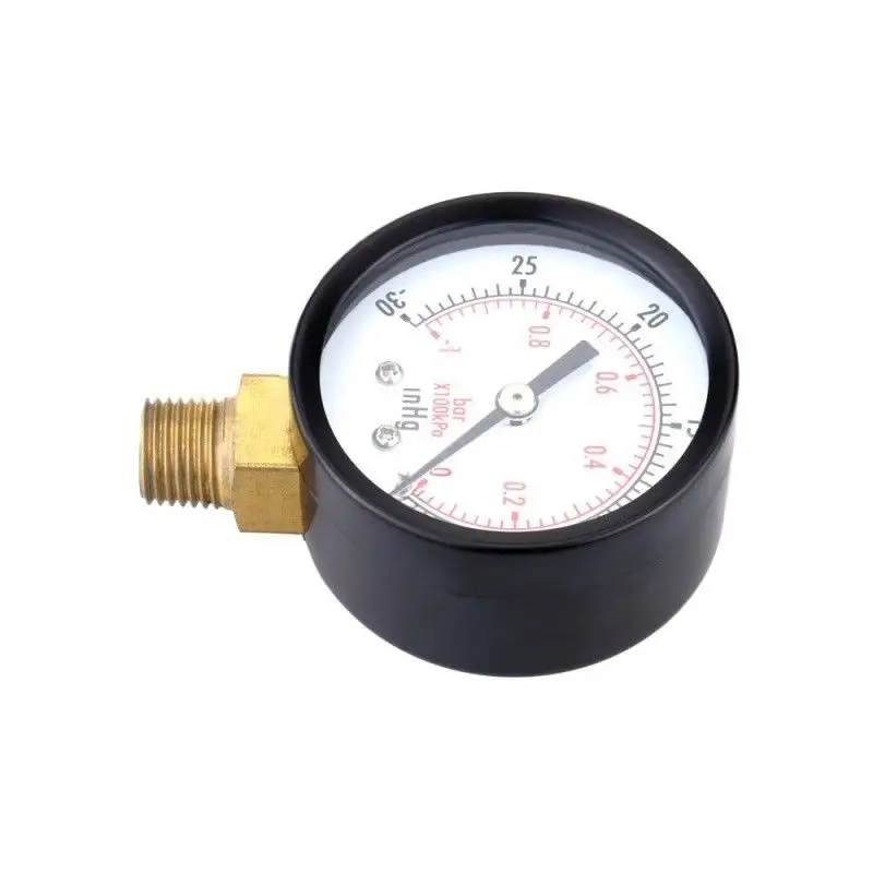 

1/2/5pcs Set Glass Mini Vacuum Pressure Gauge 5cm Dial Manometer Copper Alloy