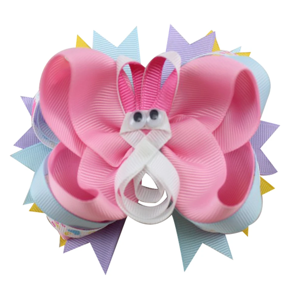 5 дюймов ручной работы кролик заколка для волос девушка аксессуары головные