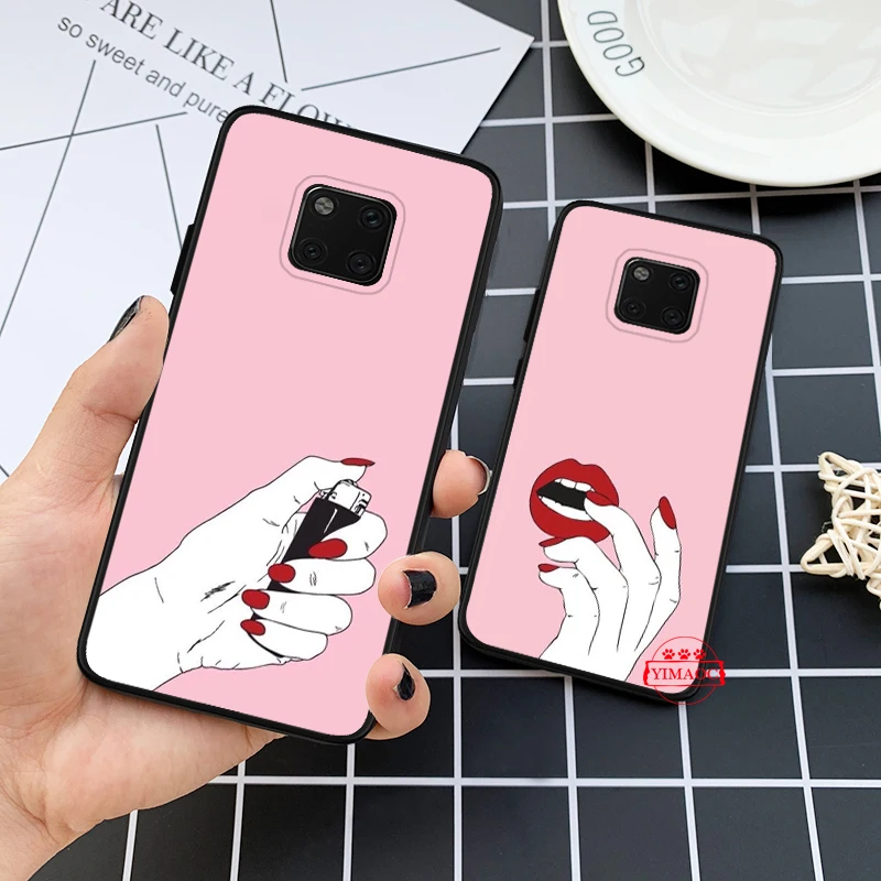 best friend lover Silicone Case for Huawei Mate 10 Pro 20 Lite Nova 2i 3 3i 4 5i Y5 Y6 2018 Y7 Prime Y9 |