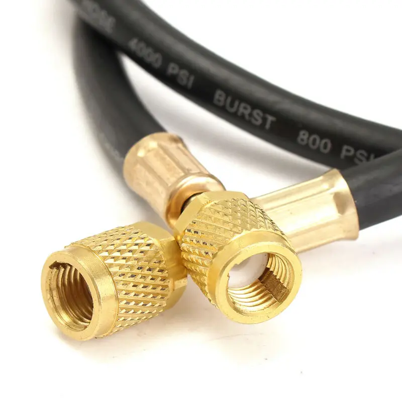 Для HVAC R410a R134a кондиционер хладагент зарядный шланг 36 дюймов 1/4 SAE AC 800 PSI