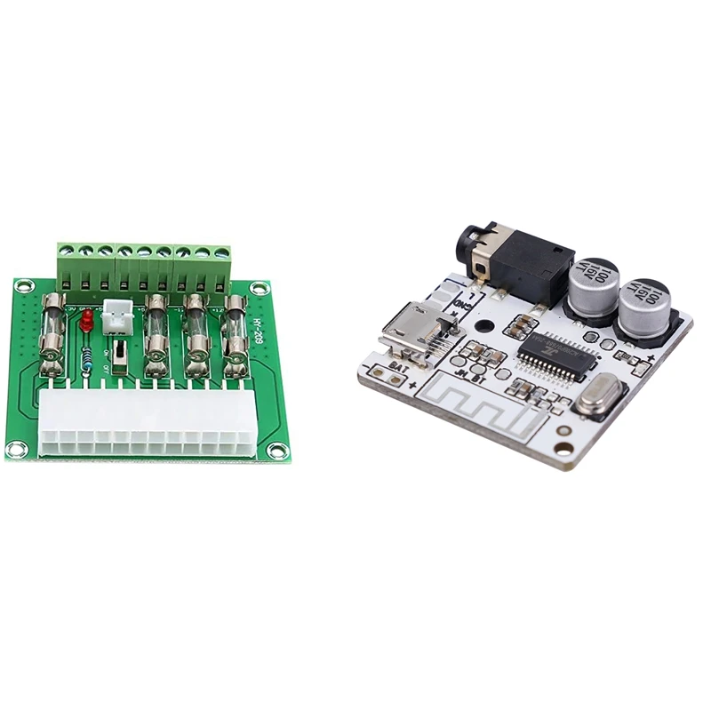 

3,5-контактный блок питания ATX для компьютера, ПК, плата-адаптер, Удлинительный Модуль и самодельный аудио-разъем Bluetooth