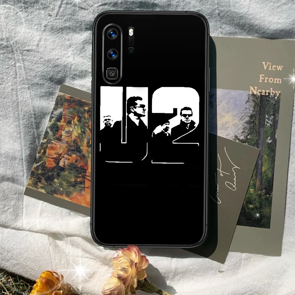 

U2 rock band Phone Case For Huawei P Mate 10 20 30 40 Lite Pro smart Z 2019 nova 5t black Coque Trend Waterproof Tpu Shell