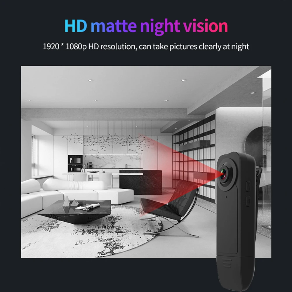 Миниатюрная беспроводная видеокамера A18 с Wi Fi 1080P HD ИК датчик движения