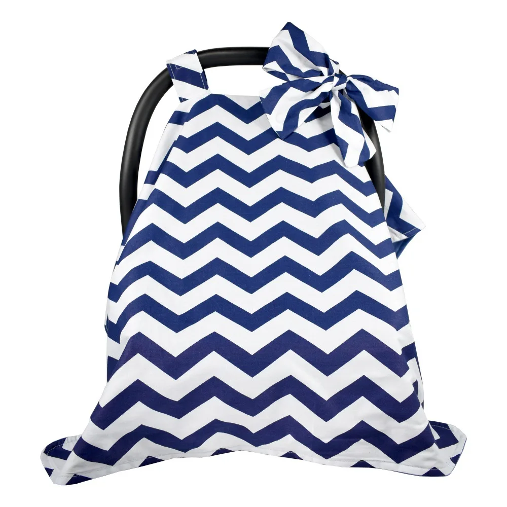 Младенческая балдахин на автолюльку крышка звезда шеврон дизайн Хлопковое