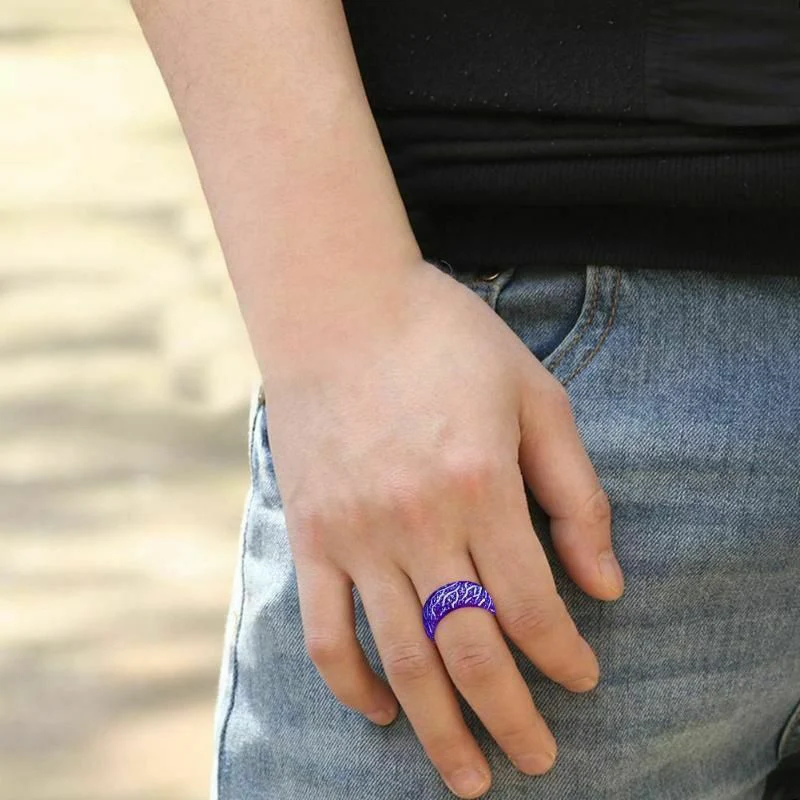 Светящееся кольцо светится в темноте акриловые кольца игрушки подарок для детей