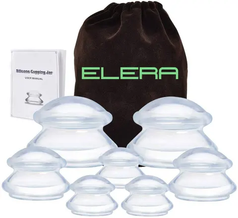 7 чашек, высококачественное прозрачное устройство, устройство для массажа целлюлита, традиционный медицинский вакуум
