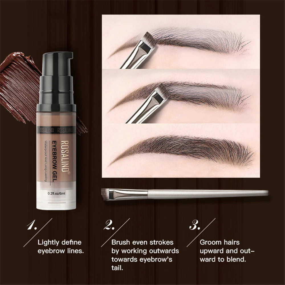5 Colors Waterproof Eyebrow Shape Makeup Gel Long Lasting Tint Shade For Natural Eye Brow Enhancer Cream Eyes Cosmetics | Красота и