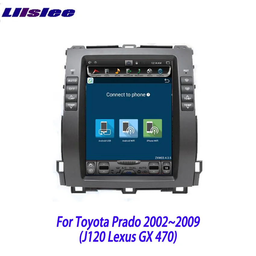 Liislee 2 din Android для Toyota Land Cruiser Prado Lexus GX470 2002 ~ 2009 Автомобильный мультимедийный плеер GPS