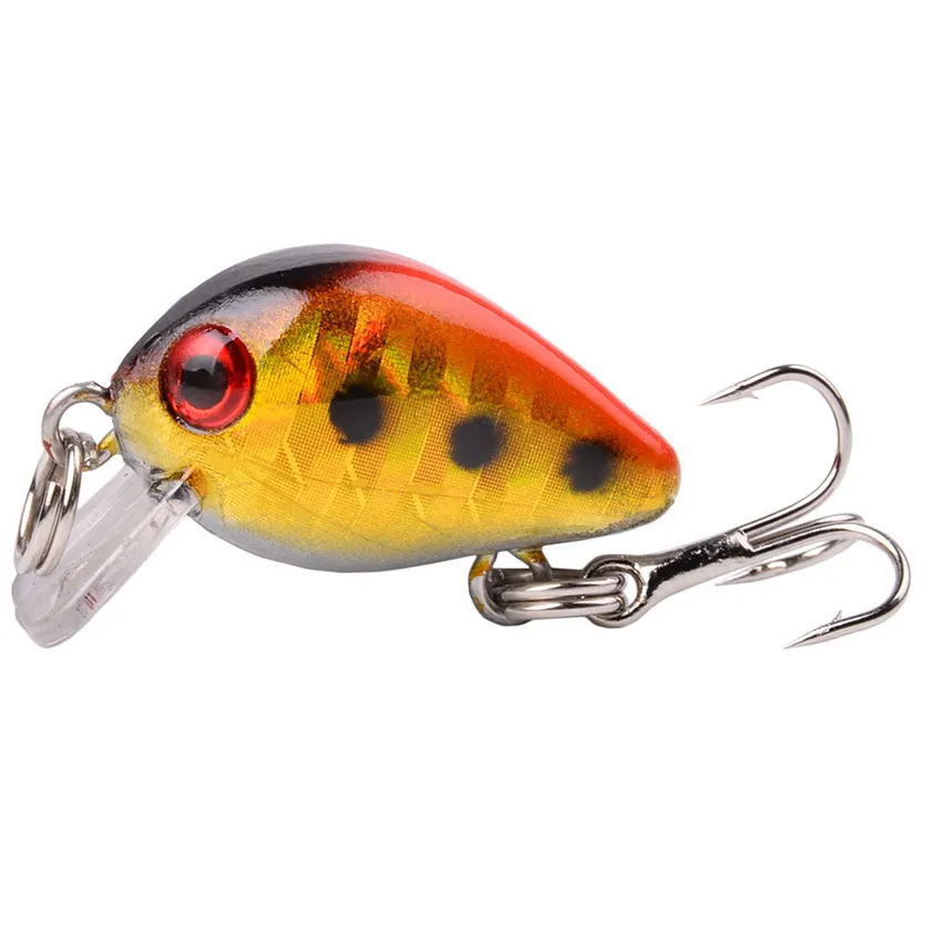 Aorace 30 мм 2 г Crazy воблеры мини Topwater Crankbait искусственные японские жесткие приманки Pesca плавающие рыболовные приманки бас Pesca - Цвет: FS0229 E
