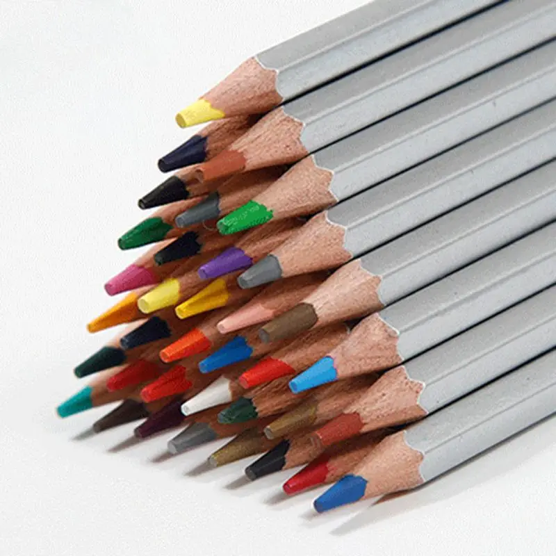 

36/48/72 Colors Professional Oil Colored Pencils Set Artist Painting Sketching Drawing Art Supplies H9EB