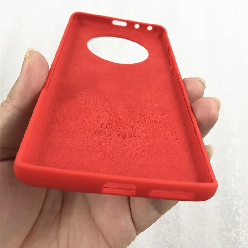 Оригинальный жидкий силиконовый чехол для Huawei Mate 40 Pro Шелковый мягкий на ощупь mate