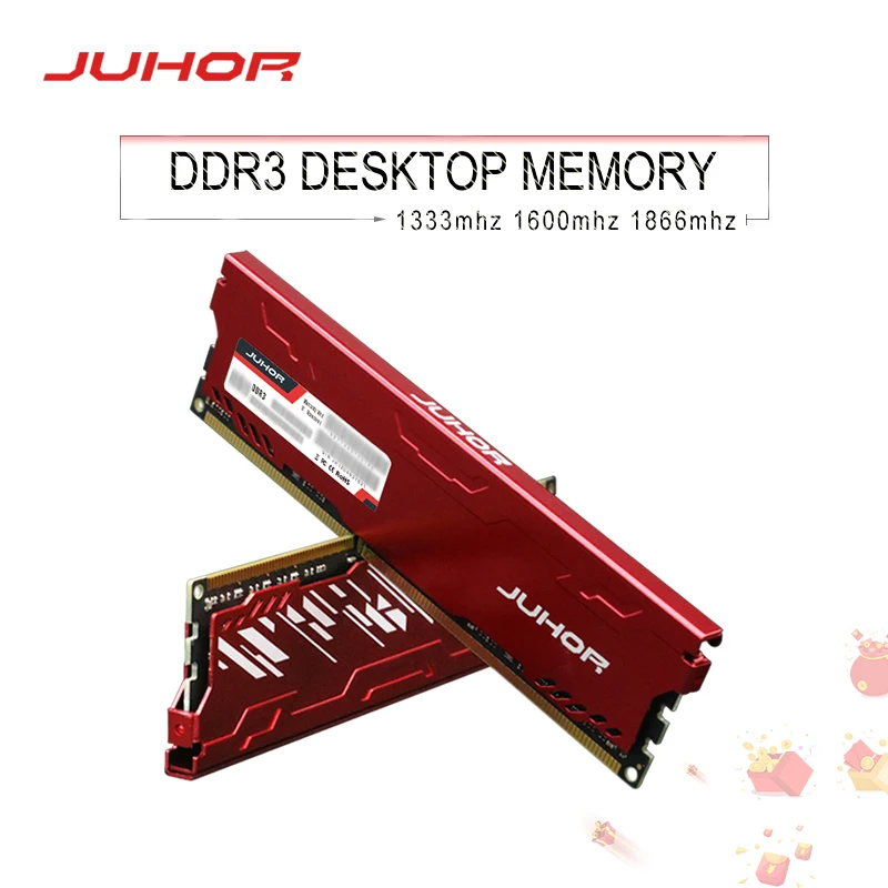 JUHOR DDR3 8 Гб памяти Ram 1333 1600 1866 DDR3 Память Dimm с радиатором