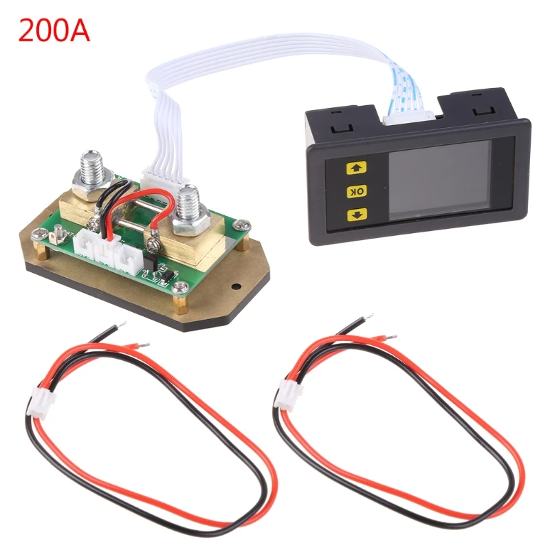 DC120V 100A 200A 300A 500A LCD комбинированный измеритель напряжения мониторинг тока |