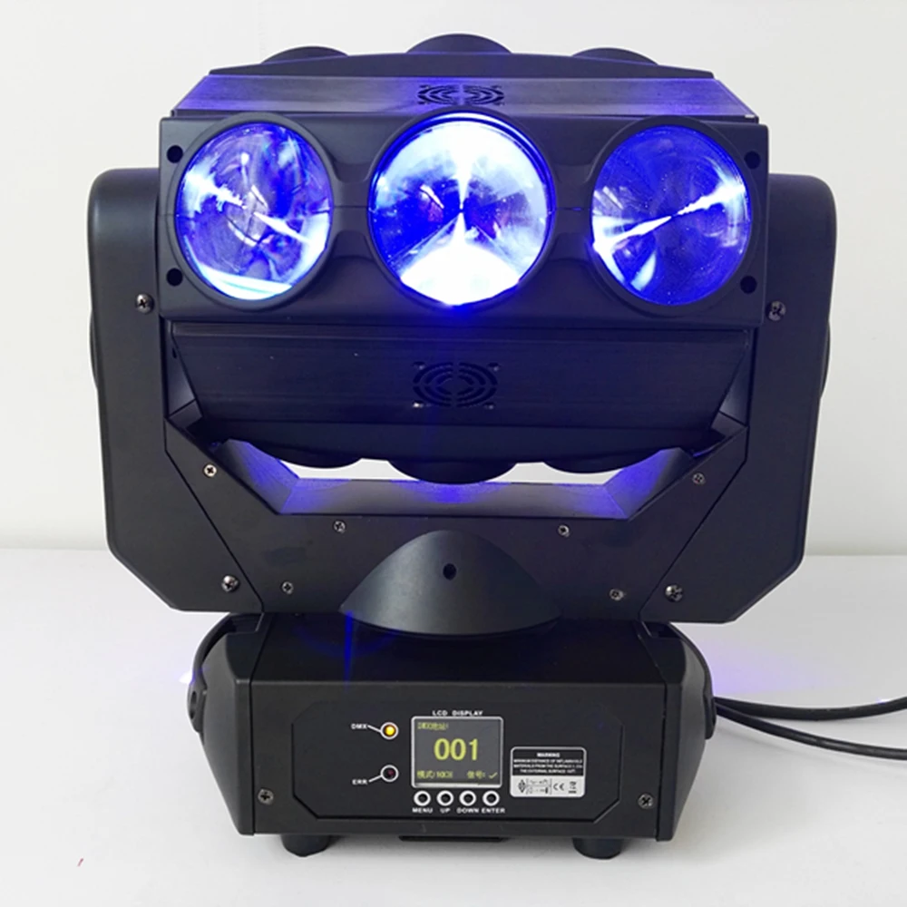 4 шт/9x12 Вт Луч светильник s rgbw 4in1 dmx перемещающаяся головка профессиональный свет