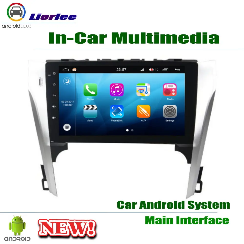 Автомобильный Android плеер для Toyota Camry Aurion 2011-2017 Европейская версия 10 1 дюйма IPS