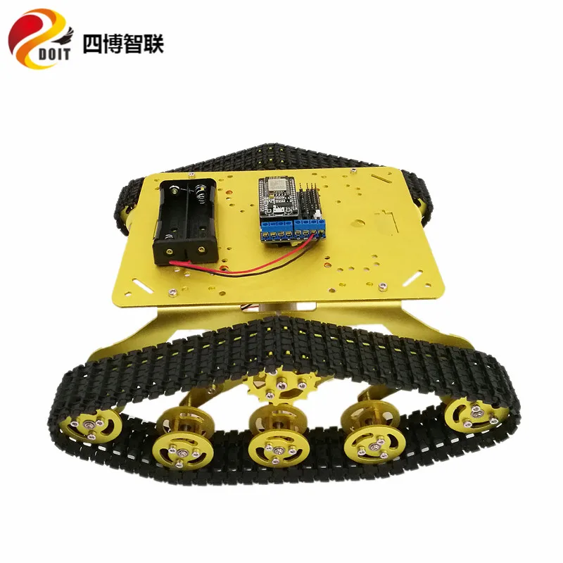 NodeMCU беспроводной контроль TS300 амортизирующий металлический умный RC робот-Бак