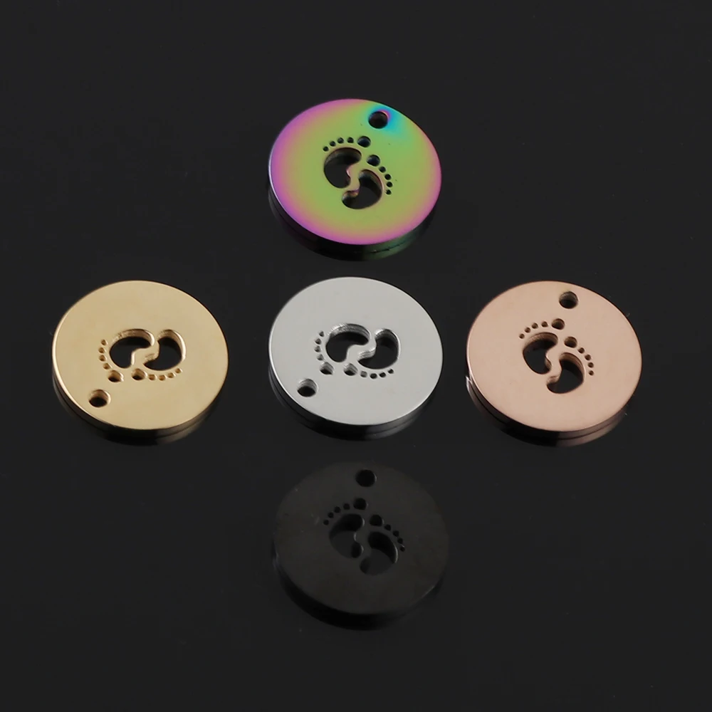 Цепочка с подвеской сделай сам из нержавеющей стали 5 шт.|Шармы| |