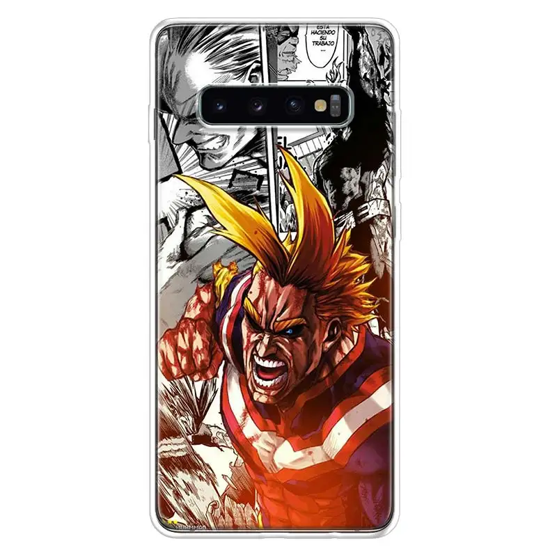 

My Hero Academia Deku Cover Phone Case For Samsung Galaxy S20 Ultra S10 Lite Note 10 9 8 S9 S8 J4 J6 J8 Plus + S7 Edge Coque