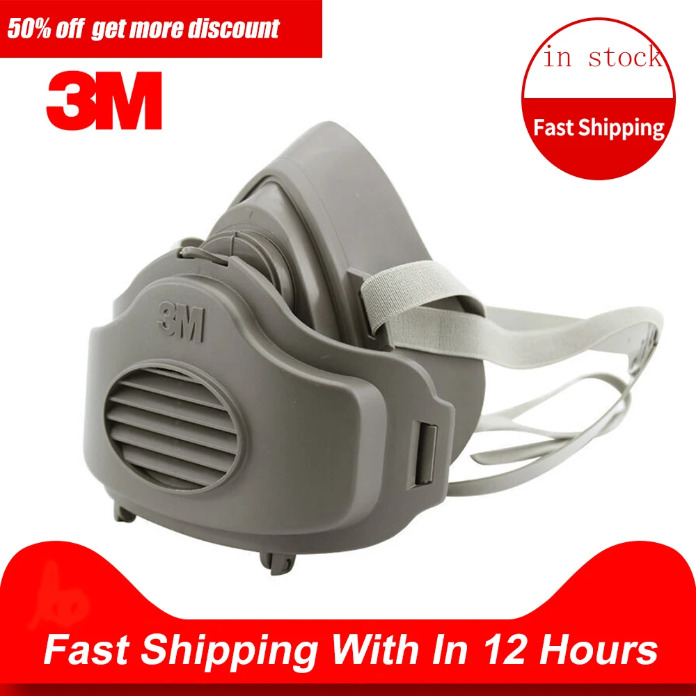 3 м 3200 Пылезащитная маска респиратор полулицевая анти промышленная конструкция