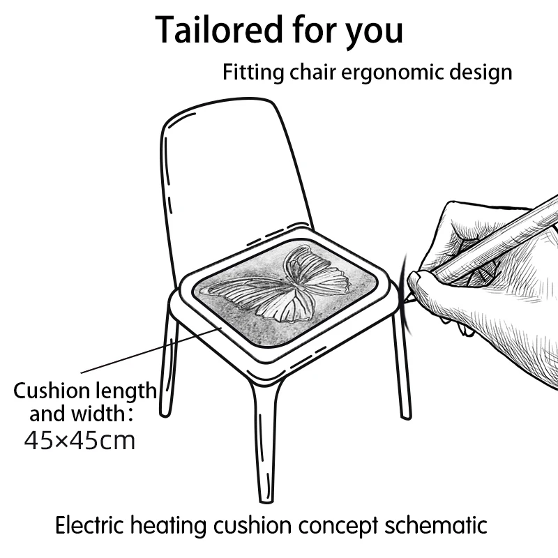 Защитное кресло коврик обогреватель нагревательный для домашних животных