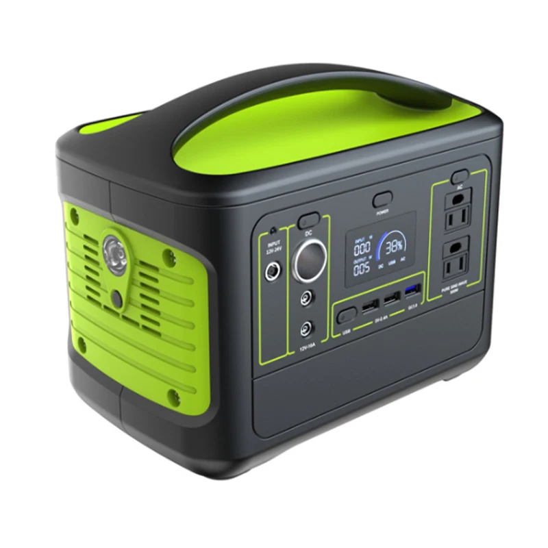

220v output power bank 500w solar portable battery bms 12V 24V system for Outdoor camping portable solar po