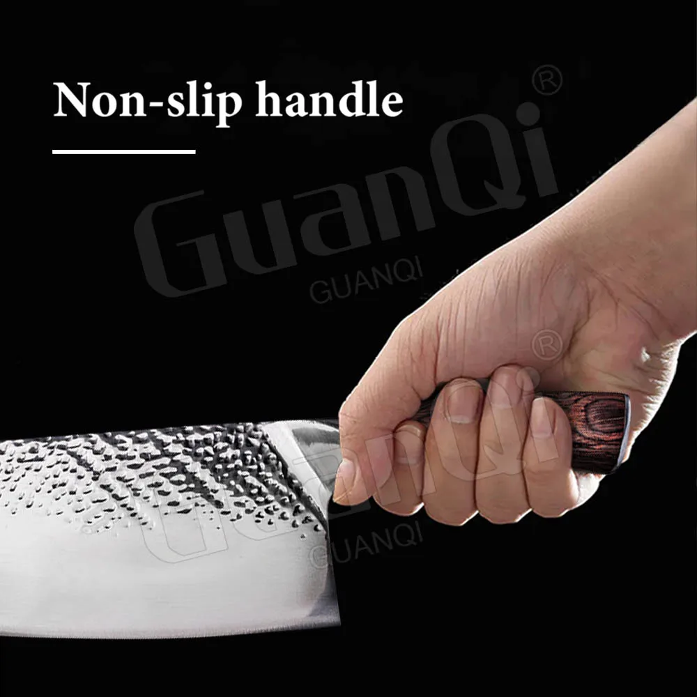 

Professional Kitchen Cleaver Slicing Knives Handmade Forged Full Tang High-carbon Clad Steel Chef Knives Stainless Steel Cleaver