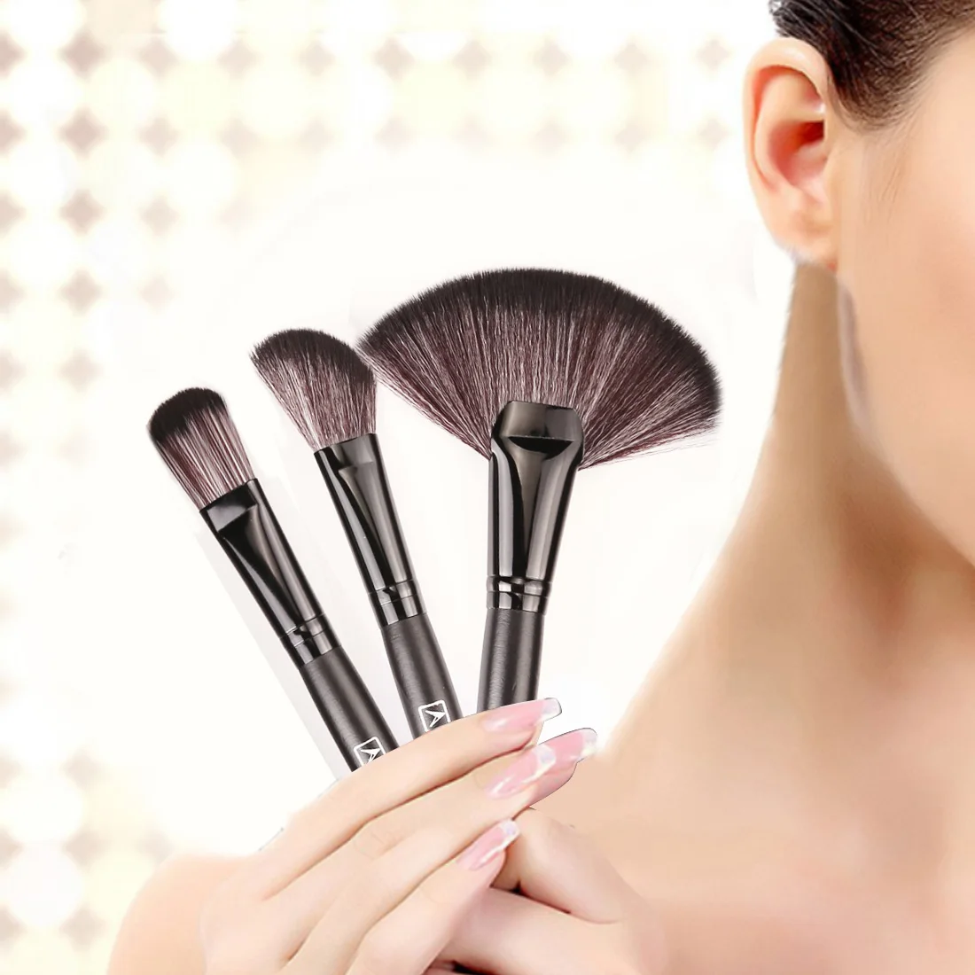 32 шт./компл. кисти для макияжа набор профессиональных деревянных кистей с сумкой