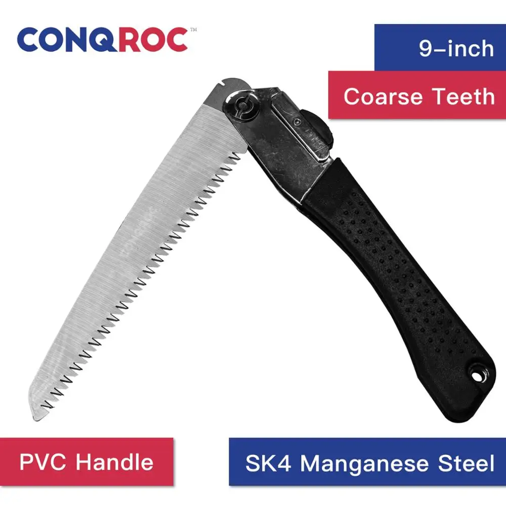 9 дюймовая шелковистая Складная ручная пила для озеленения карманная с грубыми