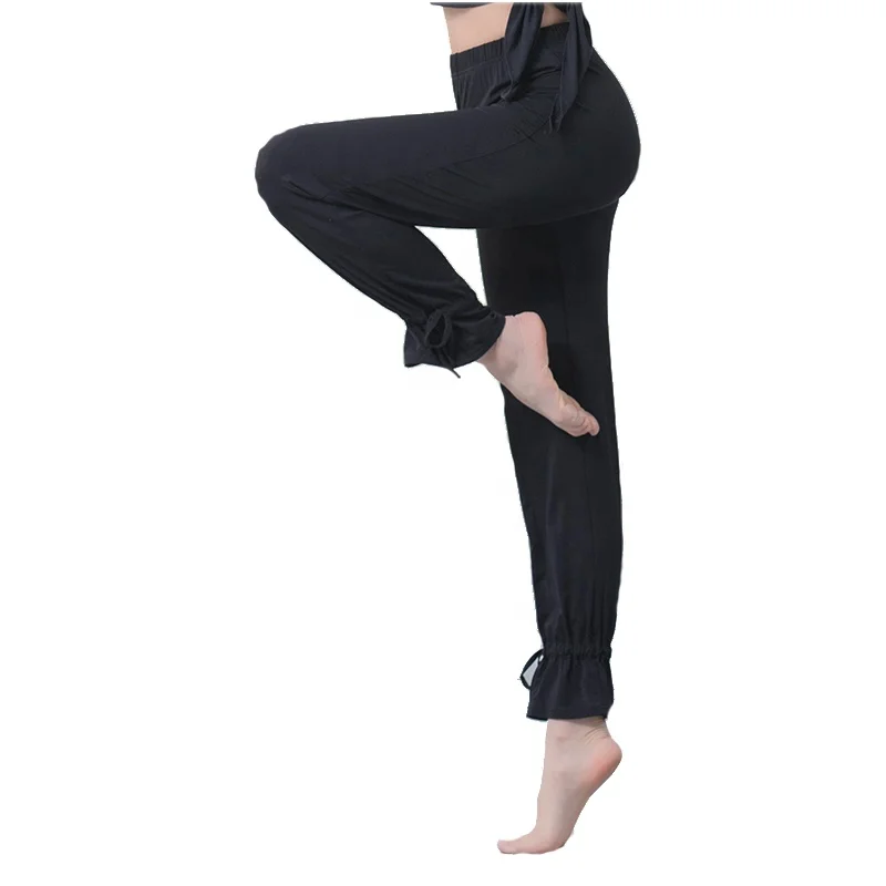 Тренировочный костюм плотные штаны эластичные спортивные для танцев|Бальные