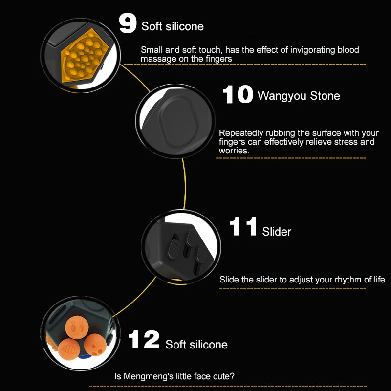 

fidget Toys stress relief toys for adults Anti-Stress Magic cube Anxiety reliver Magic cube Relaxation Training Toy Cube