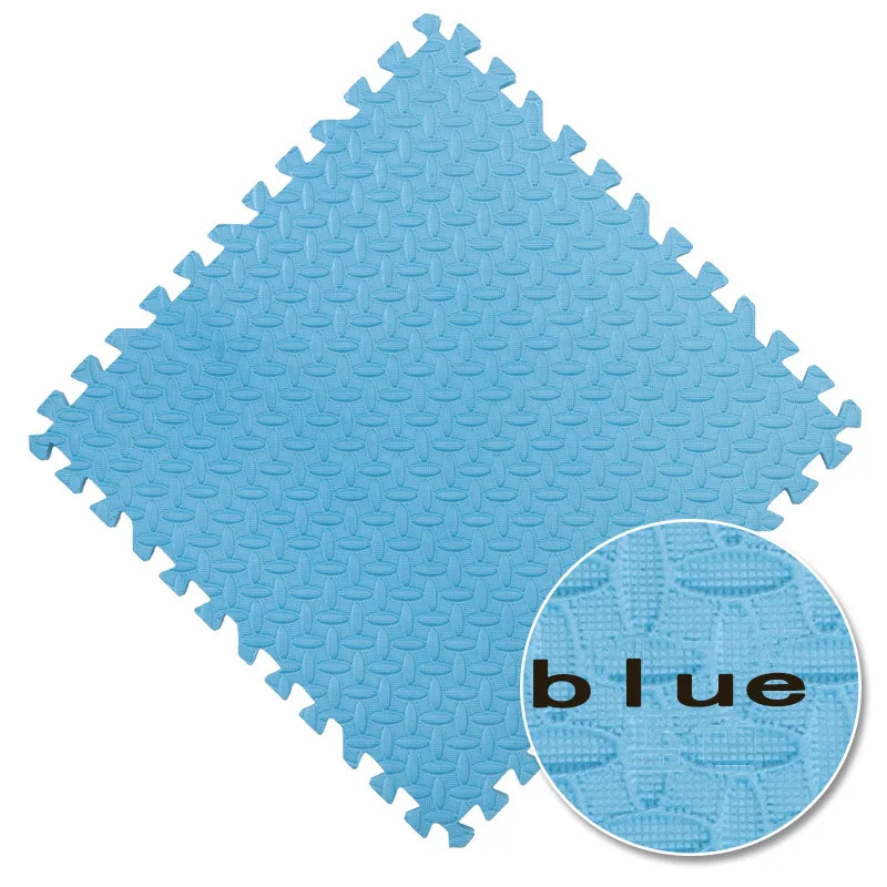 blue Пенопластовый коврик для детей, Детский коврик из пенопласта, однотонный ковер для гостиной, спальни, безвкусная Защита окружающей среды - Цвет: blue