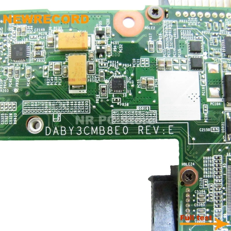 Ноутбучная материнская плата NEWRECORD A000174140 DABY3CMB8E0 для Toshiba Satellite C840 L840 HD4000 HD7670M GPU DDR3 основная плата, полностью протестированная.