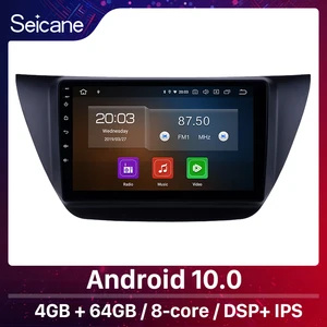 Автомобильный мультимедийный плеер Seicane, плеер 9 дюймов на Android 10,0 с GPS, Wi-Fi, Bluetooth, USB, для MITSUBISHI LANCER IX 2006 2007-2010