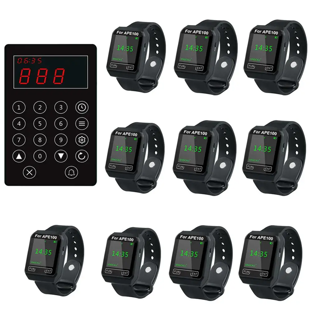 Кухонная система вызова официанта от SINGCALL позвоните на номер клиента и вызовите