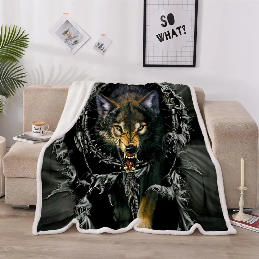 Offerte Coperta 3D Copriletto Cashmere Articoli Per La Casa Arazzi Decorazioni Per La Casa Flanella Personalizzata Autunno Inverno Arazzo 135*150 Cm