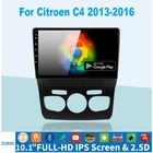 Автомагнитола на Android 10,1 для Citroen C4 C4L 2013-2017, мультимедийные видеоплееры с GPS-навигацией, автомагнитола на Android, 2 din, без dvd