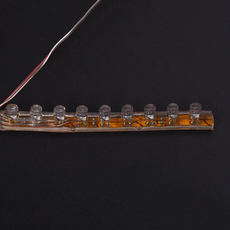

Red 9 Led Flexible Strip Motorcycle / Car / Boat Light 12V
