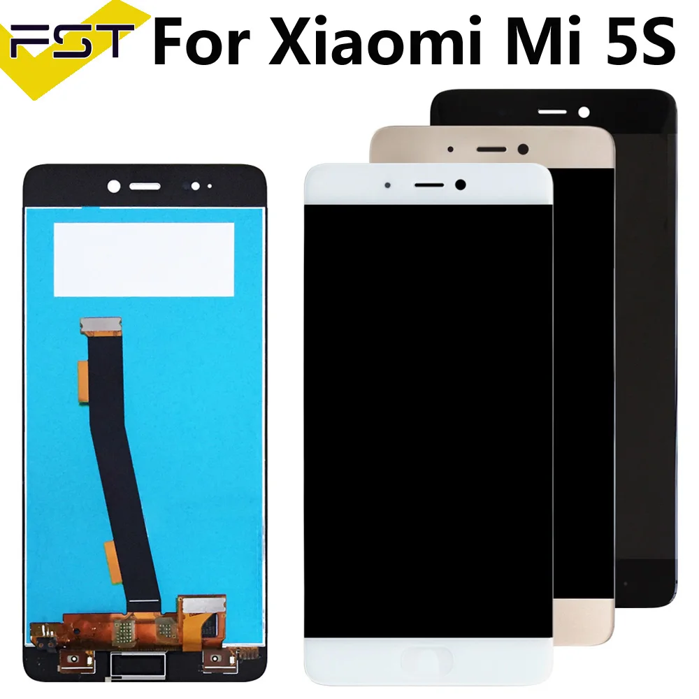 Сменный ЖК экран Diaplay для Xiaomi Mi5S сенсорный дисплей Mi 5 15 дюйма Smartphon +
