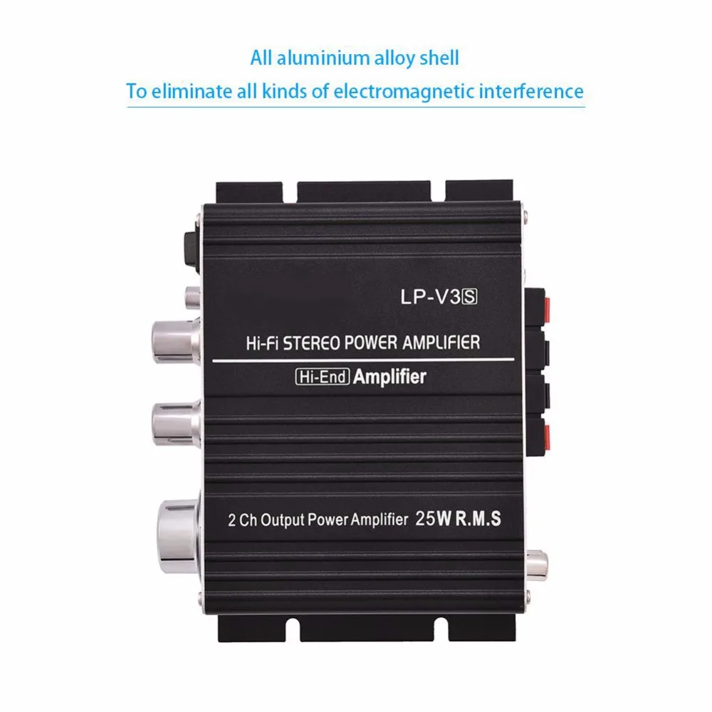 Для Lepy lp-838 lp-808 A68 A7 V3 V3S усилитель мощности аудио стерео усилитель басов усилитель для автомобильного радио MP3