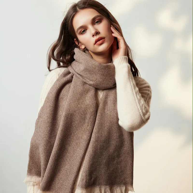 Роскошный бренд Matagorda с узором в елочку женский шарф зимние теплые модные