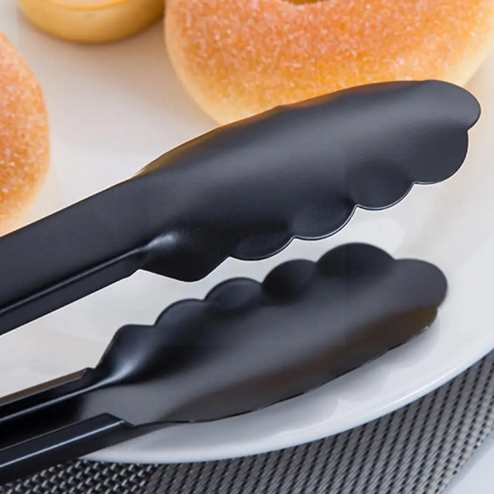 

Newest Silicone Bbq Grilling Tong Salad Bread Serving Tong With Locks Non-stick Barbecue Kitchen Cooking Grilling Tongs Joi A9o1