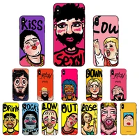 funny personality avatar phone cases for iphone 6 7 8 6s plus x xr xs max capa 5 5s se2020 11 11pro soft tpu back covers fundas