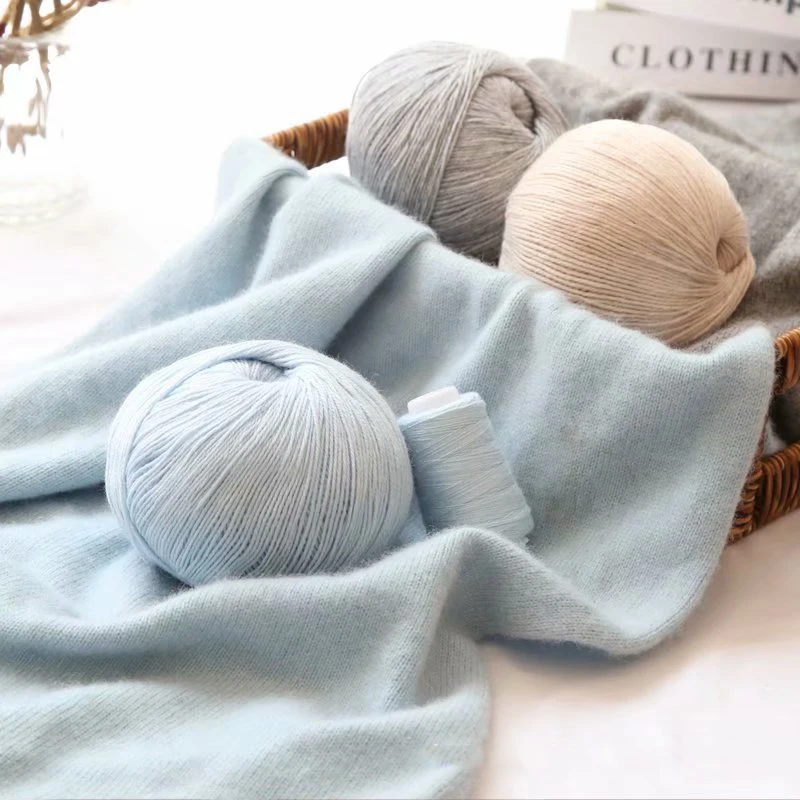 

20/50g Anti-pilling soft Solid Color Hand-knitted Knitting Ball Yarn Baby Sweater Scarves Cashmere Wool