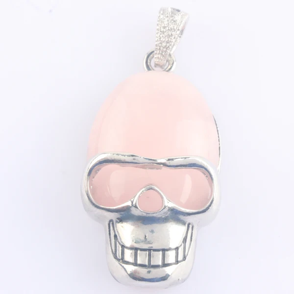 Фото Серебряный кулон SUNYIK в стиле хип-хоп для дискотеки со скелетом и головой черепа с