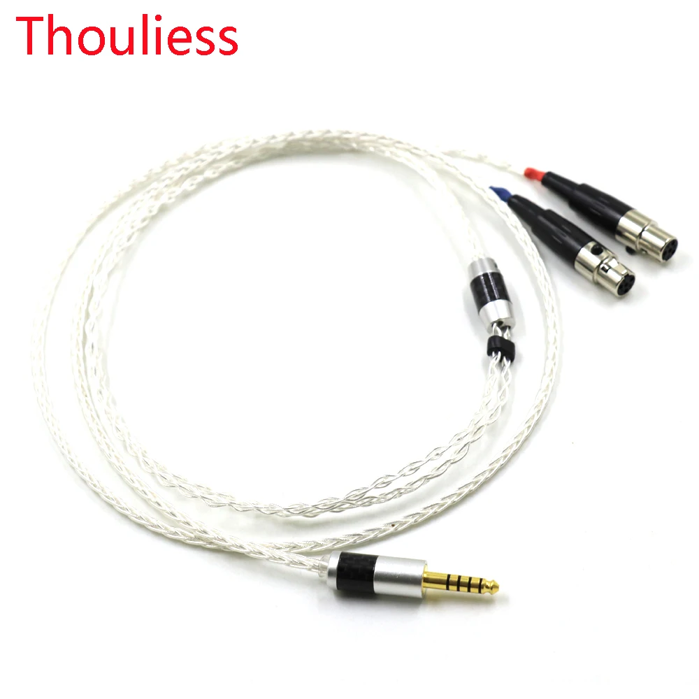 

Thouliess 152 Cores Silver Plated Earphone Headphone Upgrade Cable for Audeze LCD-3 LCD3 LCD-2 LCD2 LCD-4