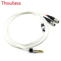 thouliess 152 cores silver plated earphone headphone upgrade cable for audeze lcd 3 lcd3 lcd 2 lcd2 lcd 4