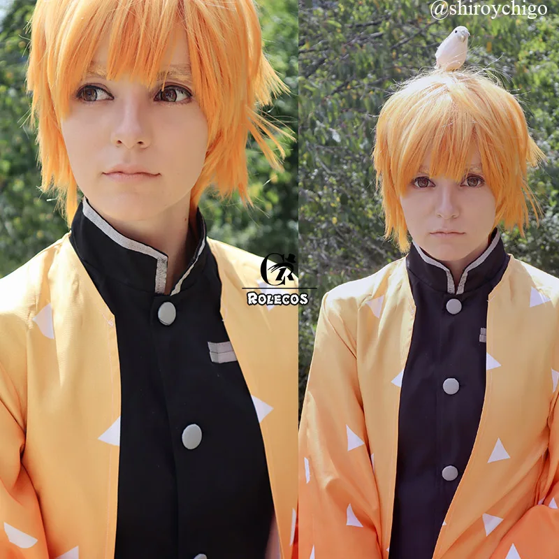 Волосы для косплея ROLECOS из аниме рассекающий демонов Короткие кимочки агатсума