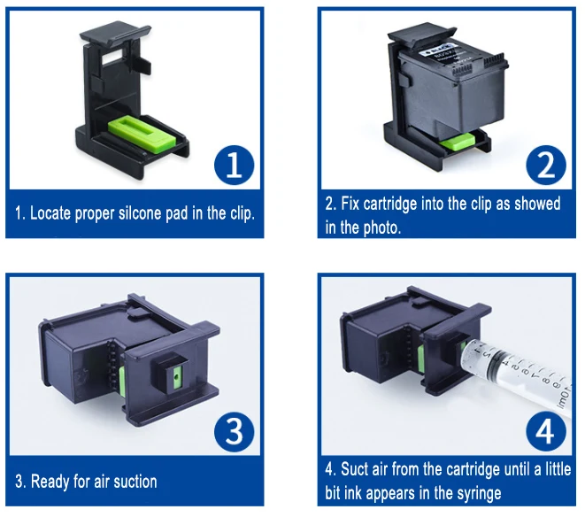 (T15) Профессиональный Заправляемый держатель чернильные присоски для HP и Canon