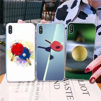 yndfcnb pingpong ball table tennis phone case for iphone 13 11 12 pro xs max 8 7 6 6s plus x 5s se 2020 xr fundas